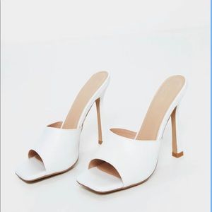 NEW Square toe mule high heels